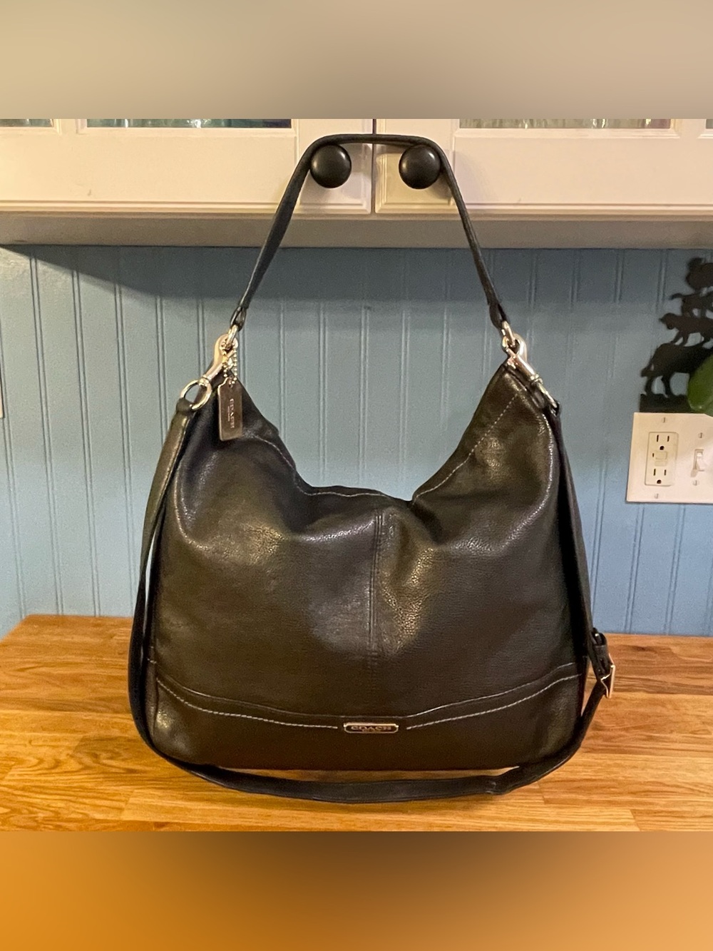 Coach Park Leather Hobo F23293